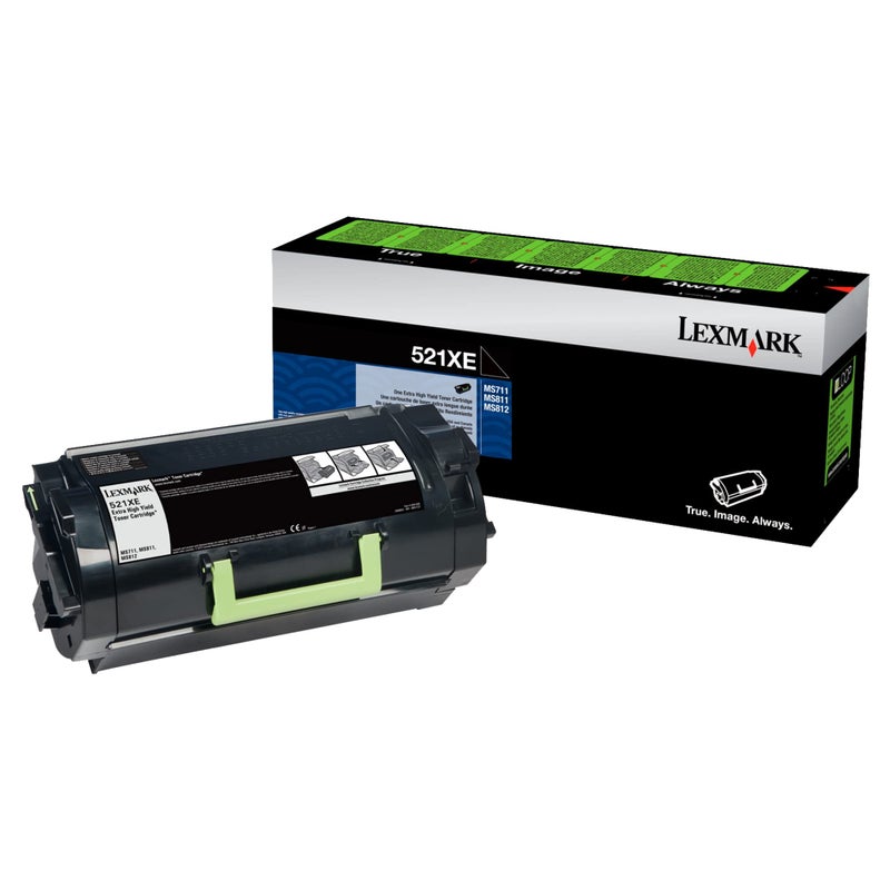 Lexmark خرطوشة حبر معاد تصنيعها من ليكسمارك - سوداء - Image 1